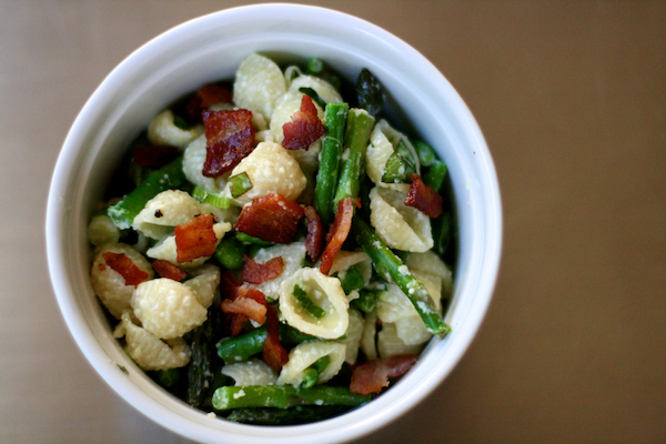 pasta with veggies
