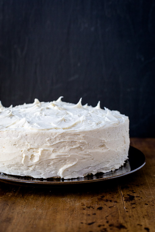 yellow cake with vanilla buttercream frosting | the merry gourmet