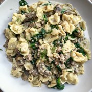 tortellini with italian sausage, fennel, and mushrooms | the merry gourmet